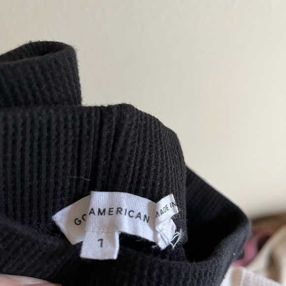 Good American Waffle Knit Bike Shorts Set - Picture 2 of 3